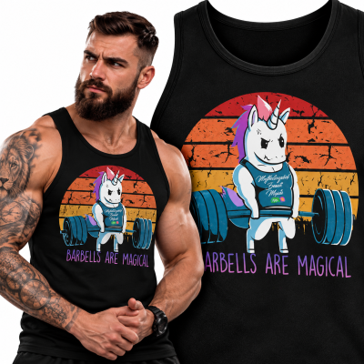 TANK TOP NA SIŁOWNIĘ UNICORNSQUATTING
